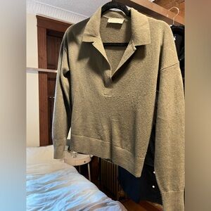 Everlane cashmere polo.